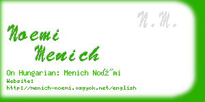 noemi menich business card